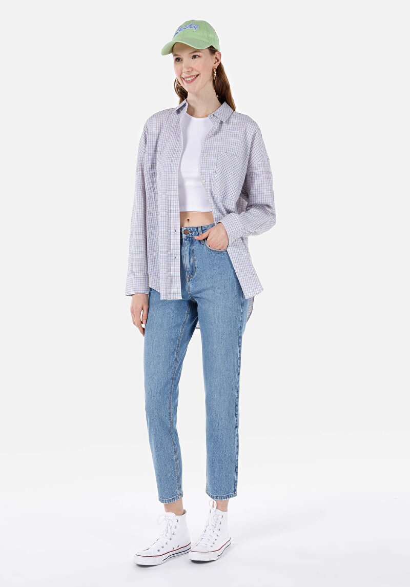 Зображення 896 Maria Джинси Жіночі Блакитні Cl1069224