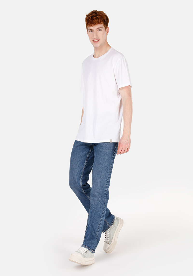 Зображення 045 David Джинси Чоловічі Блакитні Класичного Крою Cl1070566