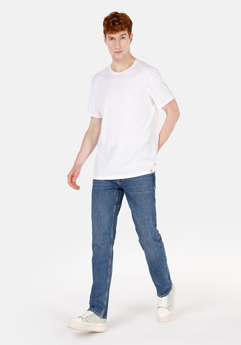 Показати інформацію про 045 David Джинси Чоловічі Блакитні Класичного Крою Cl1070566