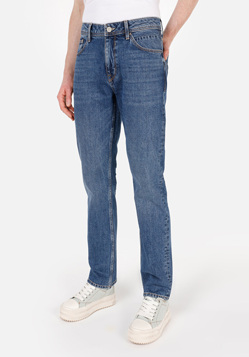 Показати інформацію про 045 David Джинси Чоловічі Блакитні Класичного Крою Cl1070566