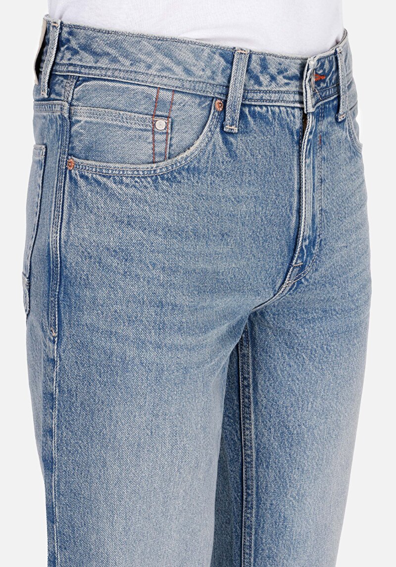 Показати інформацію про 045 David Джинси Чоловічі Блакитні Класичного Крою Cl1070568