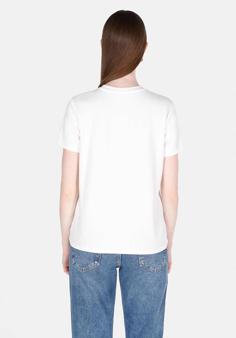 Показати інформацію про Футболка З Коротким Рукавом Жіноча Біла  Cl1073182