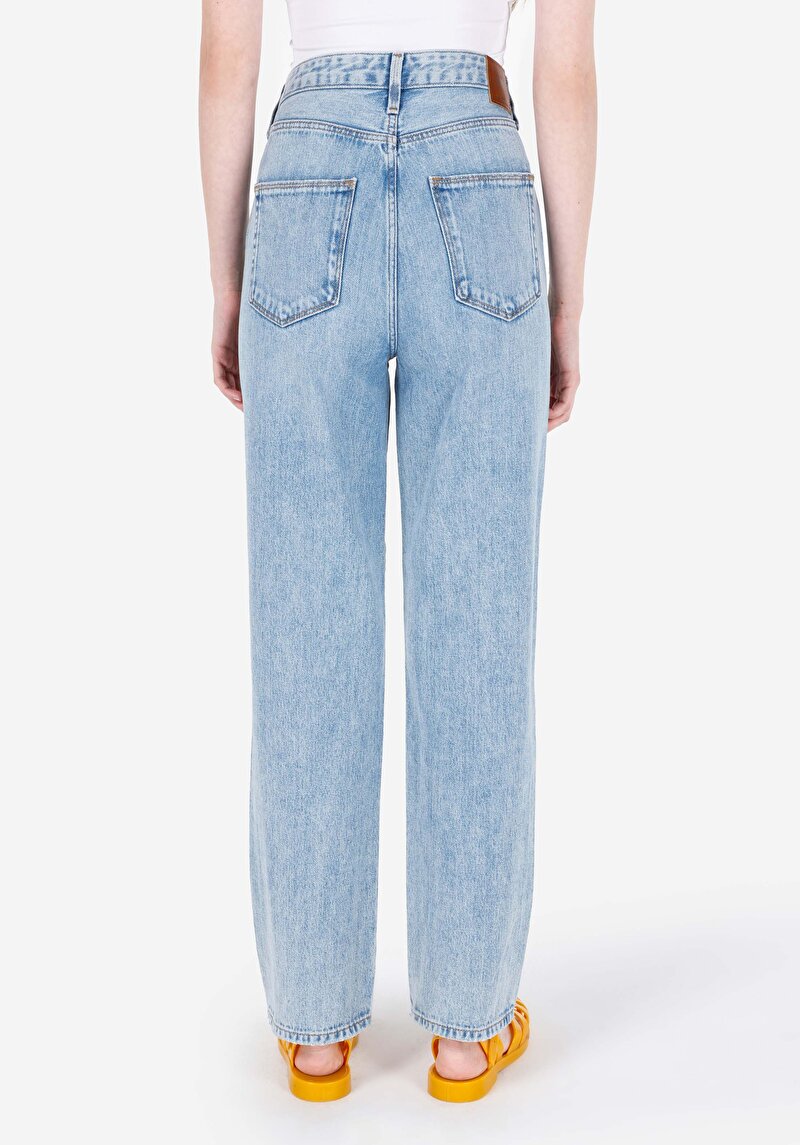 Зображення 884 Lauren Джинси Жіночі Блакитні Прямого Крою Cl1069433