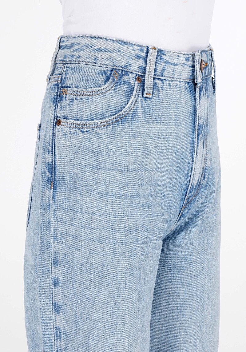 Показати інформацію про 884 Lauren Джинси Жіночі Блакитні Прямого Крою Cl1069433