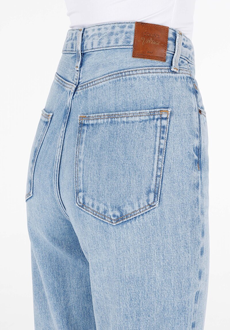 Показати інформацію про 884 Lauren Джинси Жіночі Блакитні Прямого Крою Cl1069433