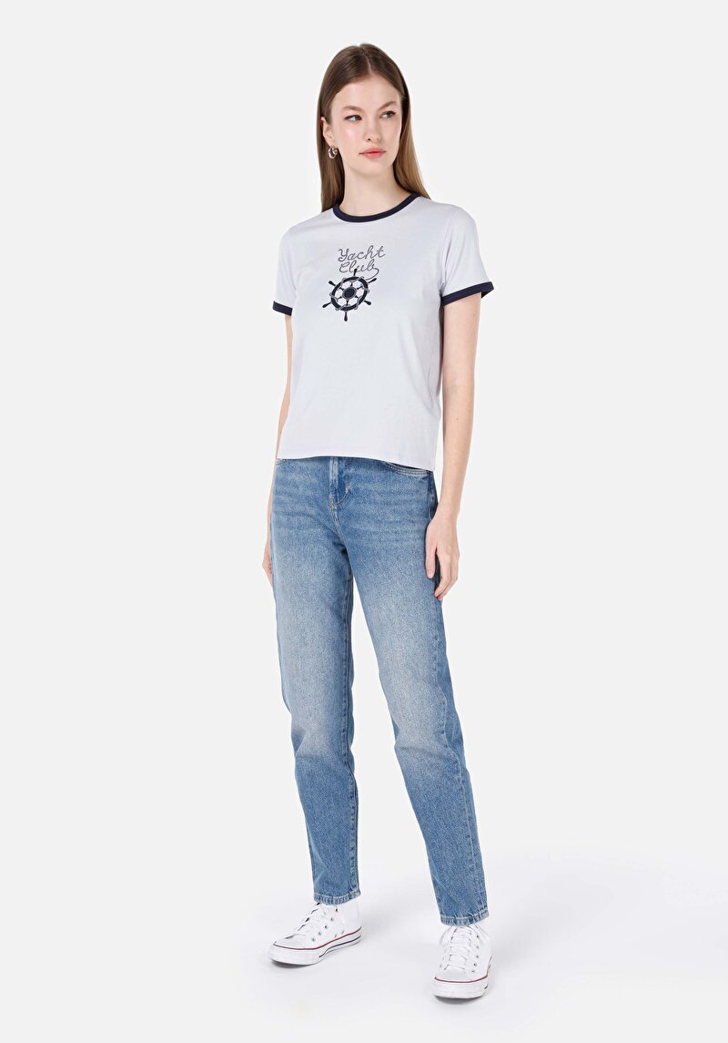 Зображення 896  Maria Джинси Жіночі Блакитні  Cl1069441