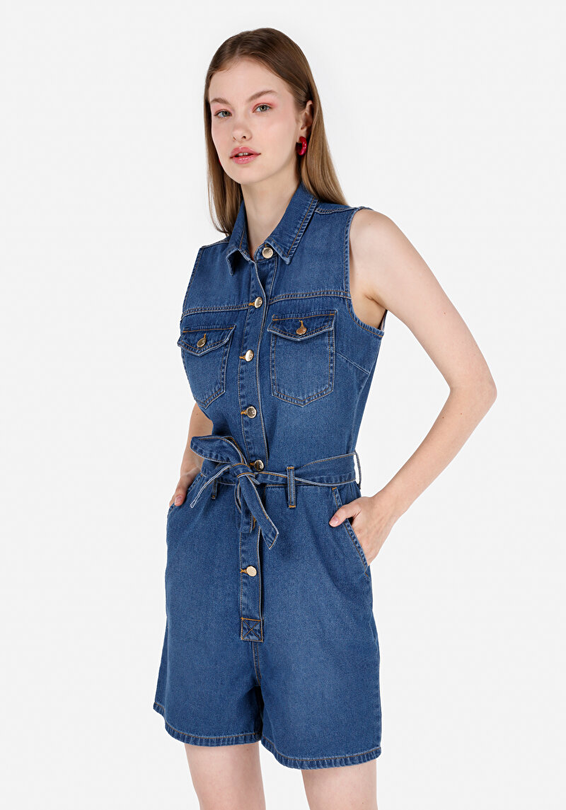 Показати інформацію про Комбінезон Жіночий Блакитний  Cl1069636