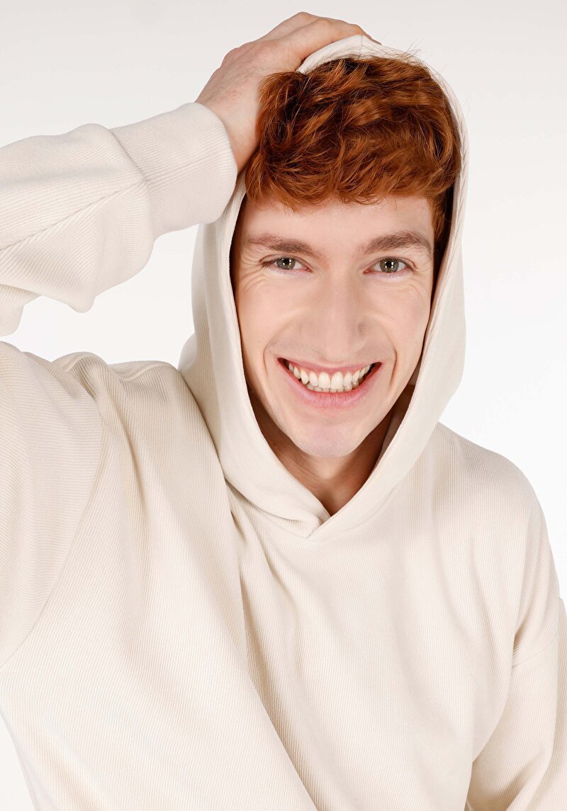 Показати інформацію про Толстовка Чоловіча Бежева  Cl1070051