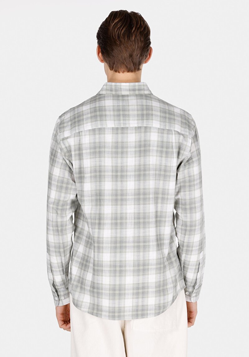 Зображення Сорочка З Довгим Рукавом Чоловіча Зелена Cl1072295