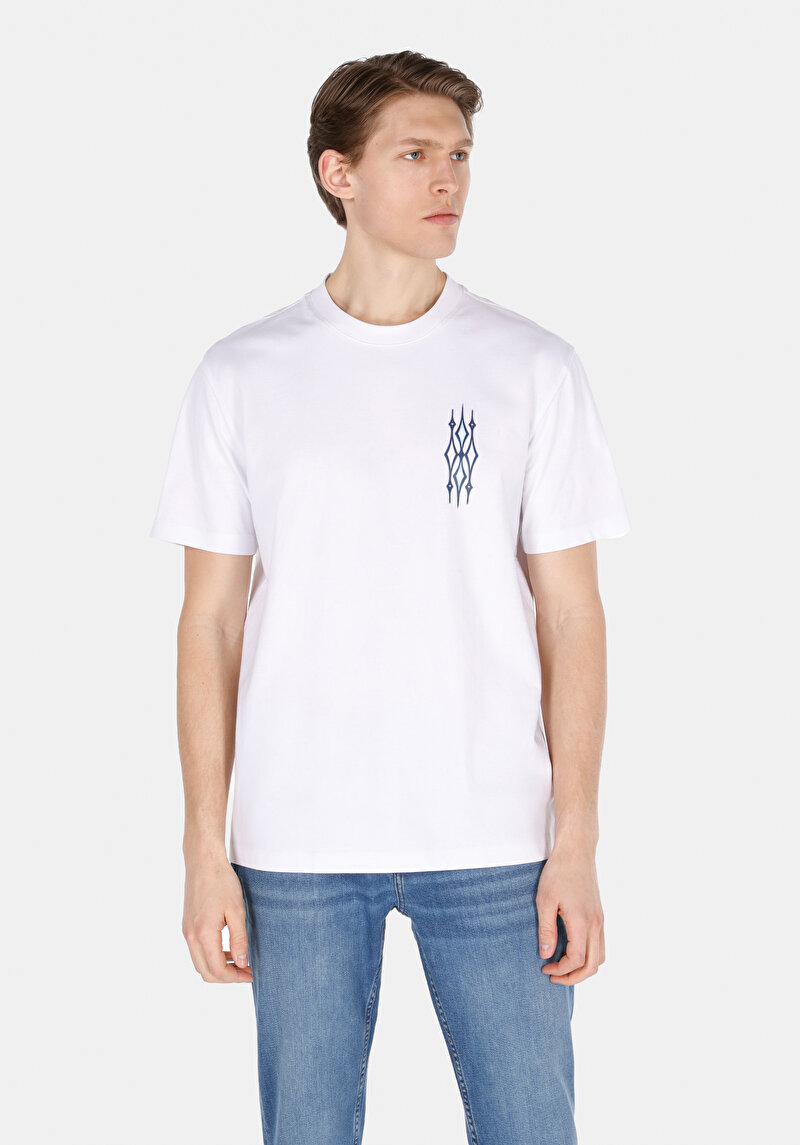 Зображення Футболка З Коротким Рукавом Чоловіча Біла  Cl1072399