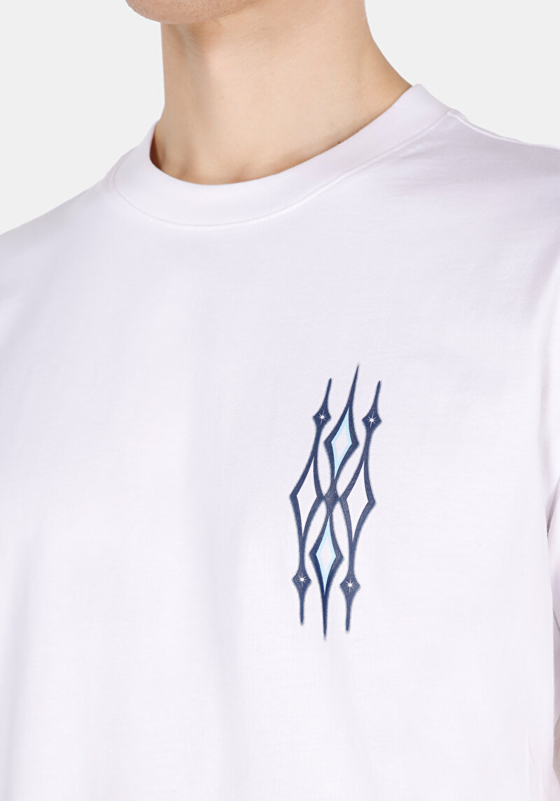 Показати інформацію про Футболка З Коротким Рукавом Чоловіча Біла  Cl1072399