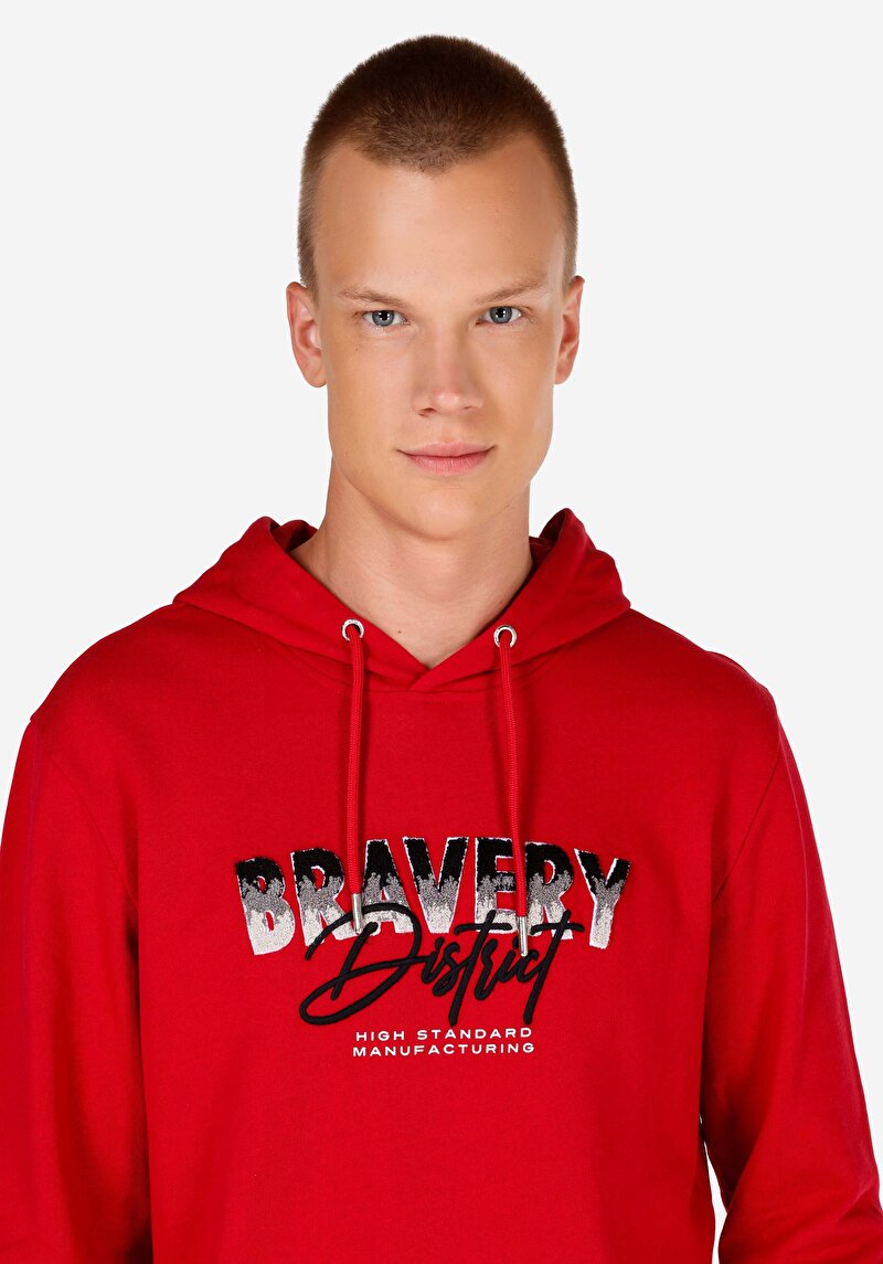 Показати інформацію про Толстовка Чоловіча Червона  Cl1070111