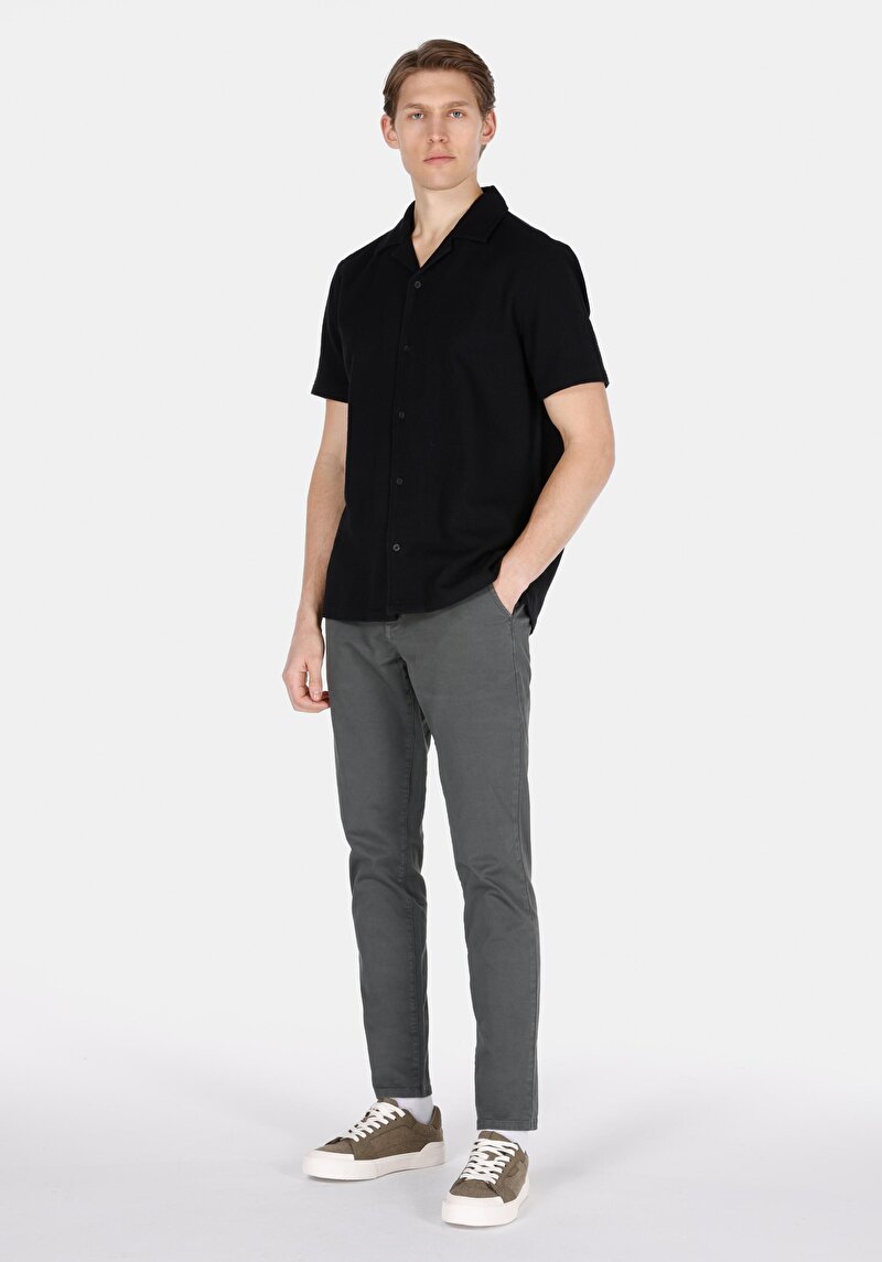 Зображення Сорочка З Коротким Рукавом Чоловіча Чорна Cl1072864