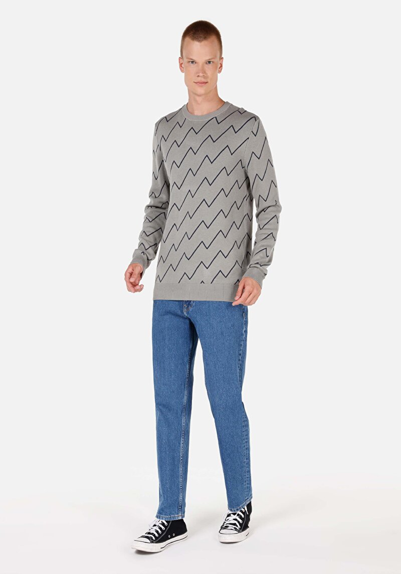 Показати інформацію про Светр Чоловічий Сірий  Cl1070185