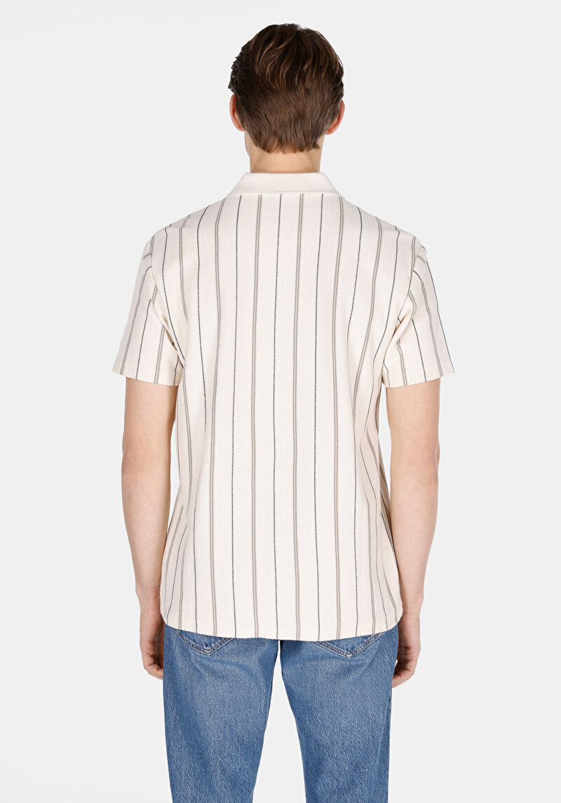 Показати інформацію про Поло З Коротким Рукавом Чоловіче Бежеве  Cl1073317