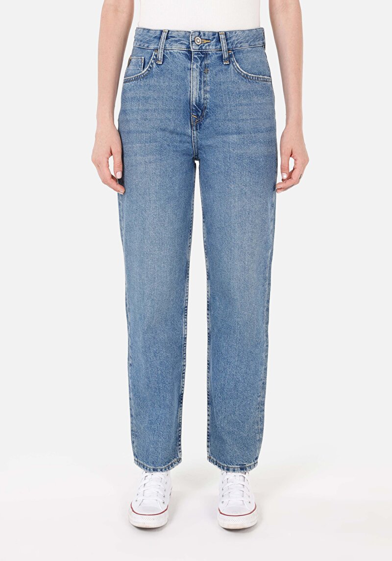 Зображення 884 Lauren Джинси Жіночі Блакитні Прямого Крою Cl1070678