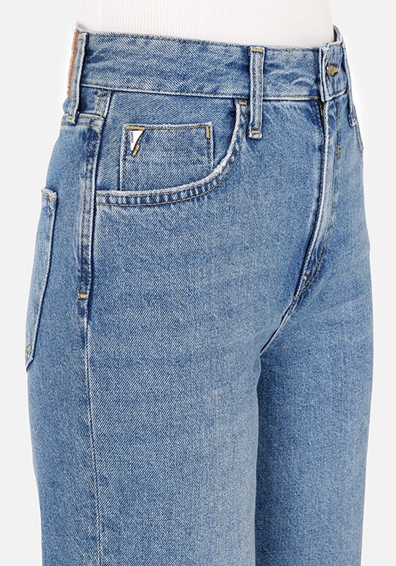 Показати інформацію про 884 Lauren Джинси Жіночі Блакитні Прямого Крою Cl1070678