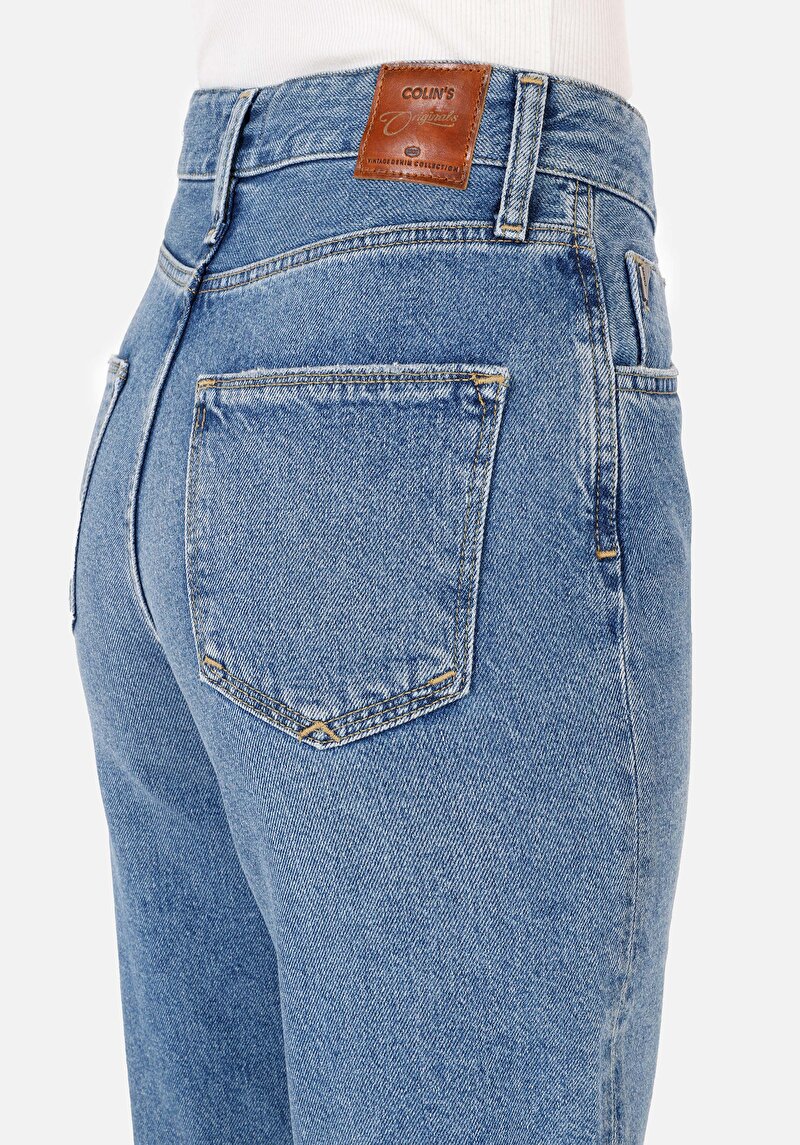 Показати інформацію про 884 Lauren Джинси Жіночі Блакитні Прямого Крою Cl1070678