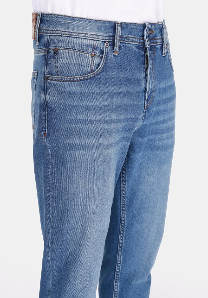 Показати інформацію про 044 Karl Джинси Чоловічі Блакитні Прямого Крою Cl1073701