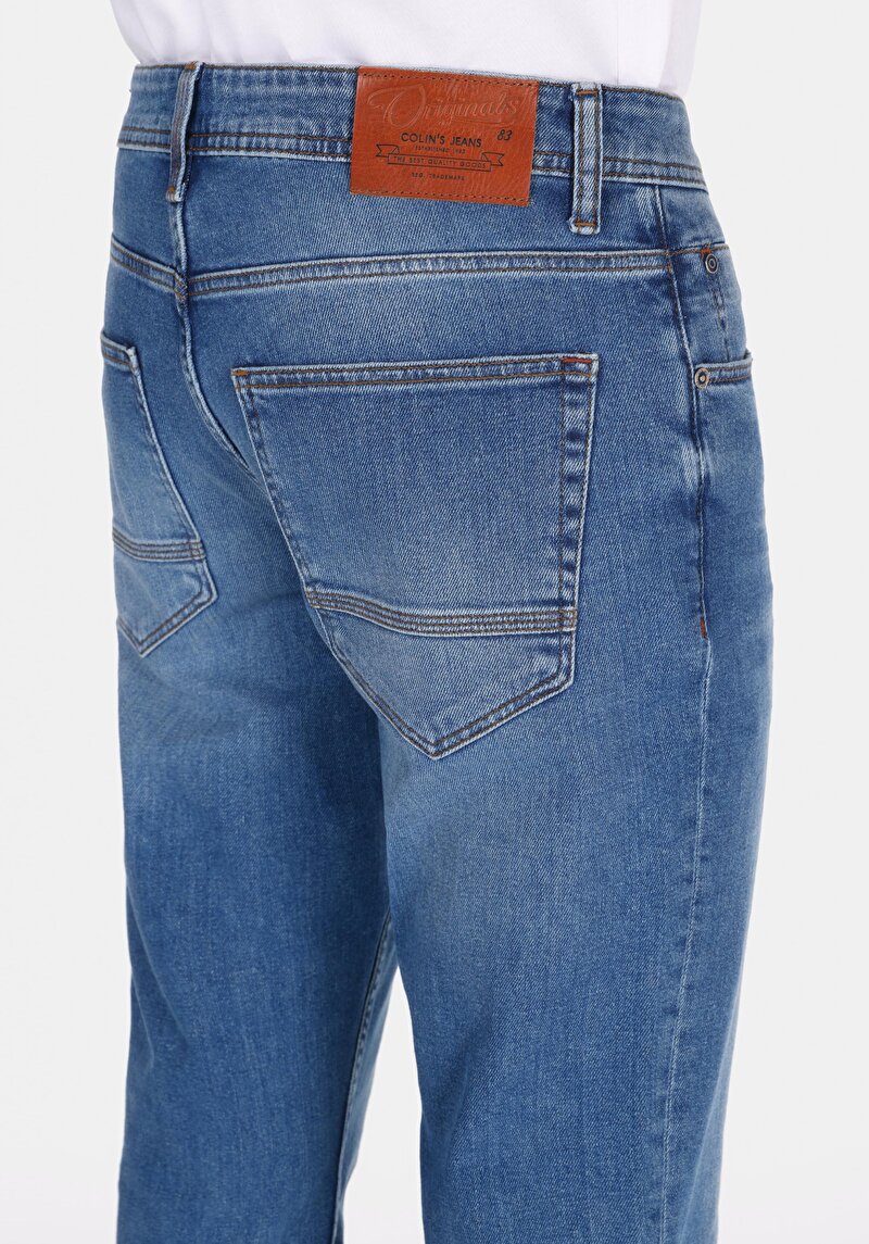 Показати інформацію про 044 Karl Джинси Чоловічі Блакитні Прямого Крою Cl1073701