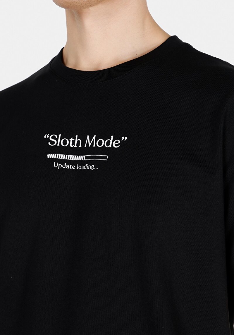 Показати інформацію про Футболка З Коротким Рукавом Чоловіча Чорна  Cl1073783