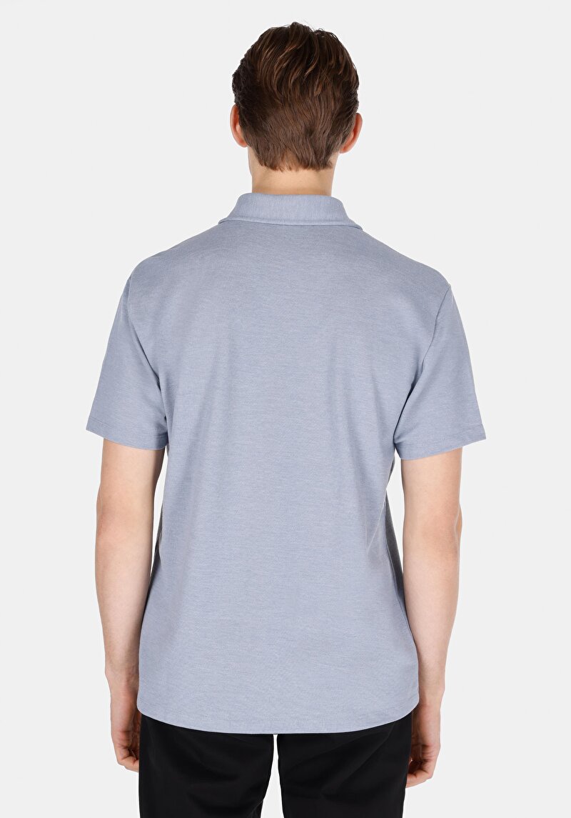 Показати інформацію про Поло З Коротким Рукавом Чоловіче Блакитне  Cl1073959