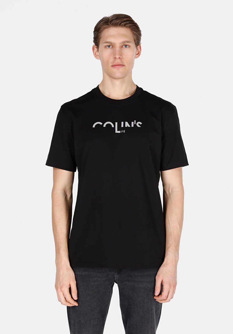 Зображення Футболка З Коротким Рукавом Чоловіча Чорна  Cl1074506