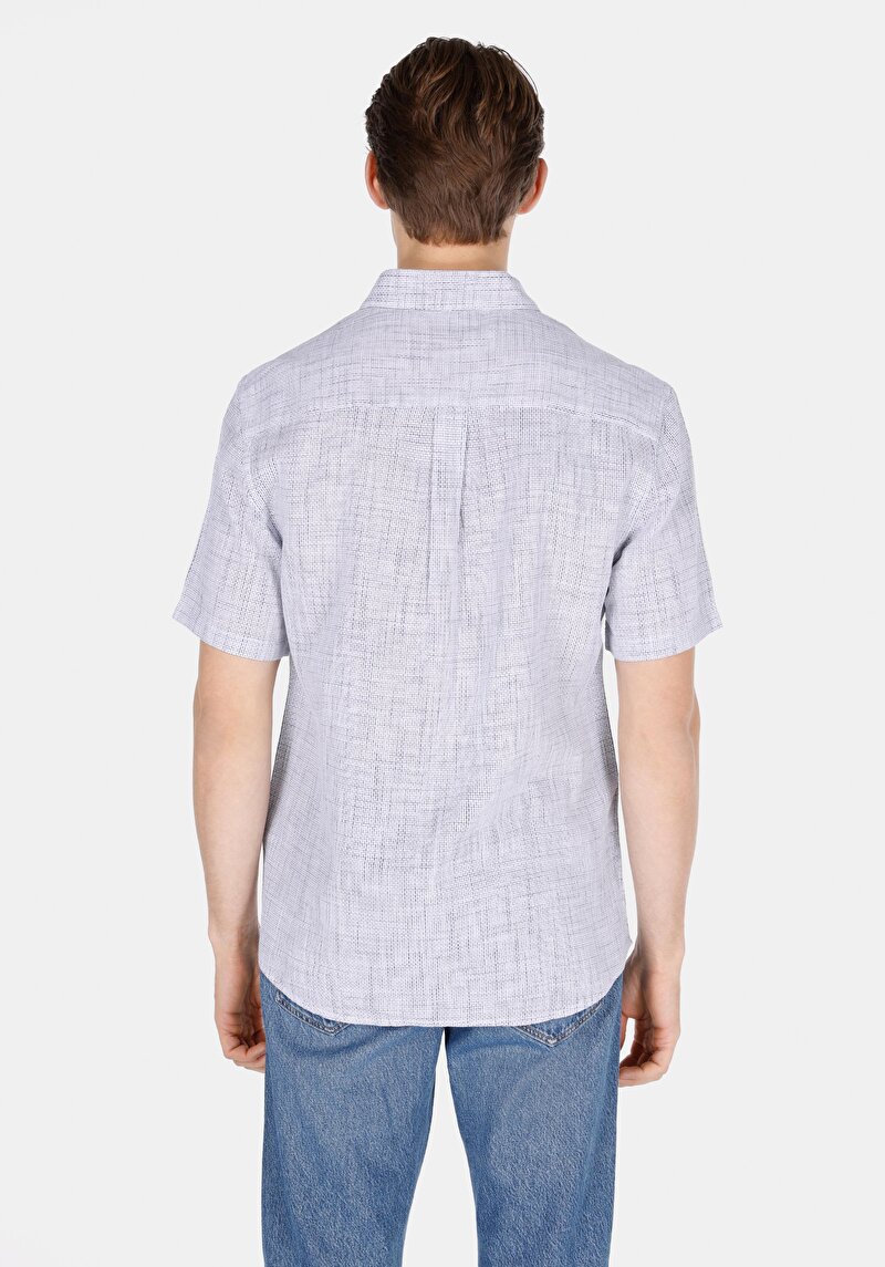 Зображення Сорочка З Коротким Рукавом Чоловіча Блакитна Cl1074517