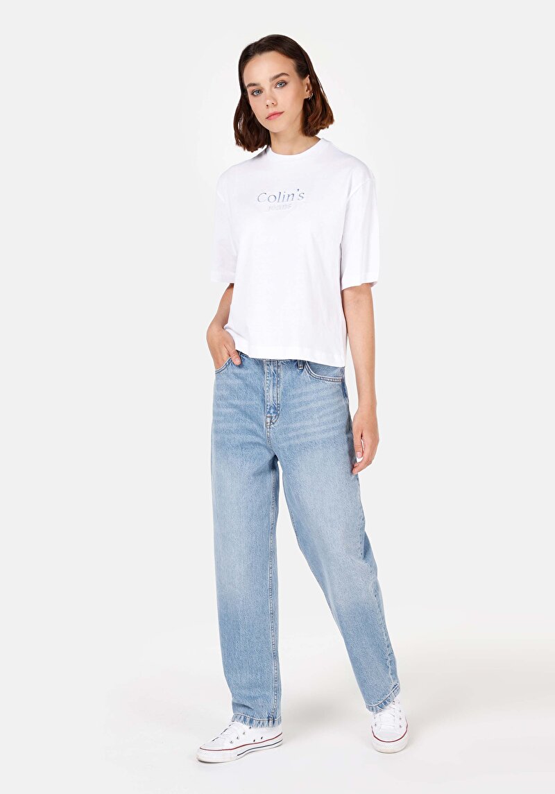 Показати інформацію про 851 Orya Джинси Жіночі Блакитні  Cl1070803