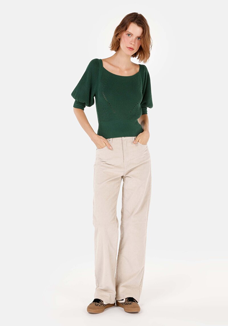 Показати інформацію про Светр Жіночий Зелений  Cl1070865