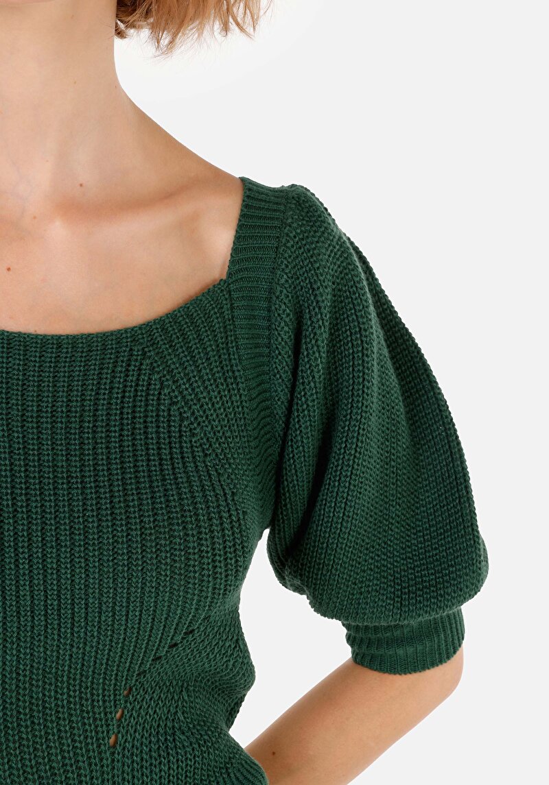 Показати інформацію про Светр Жіночий Зелений  Cl1070865