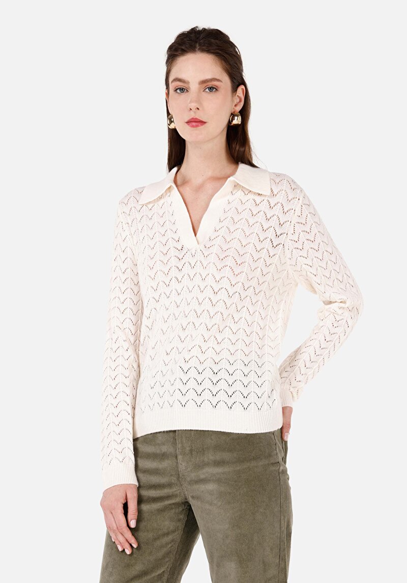 Зображення Светр Жіночий Білий  Cl1070881