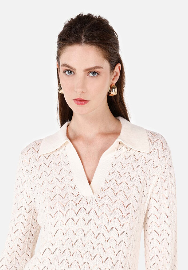 Показати інформацію про Светр Жіночий Білий  Cl1070881