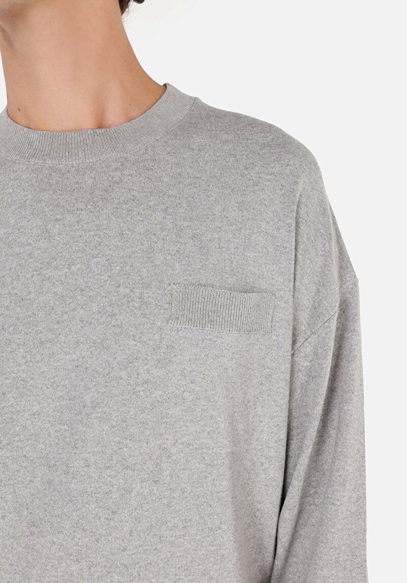 Показати інформацію про Светр Чоловічий Сірий  Cl1071055