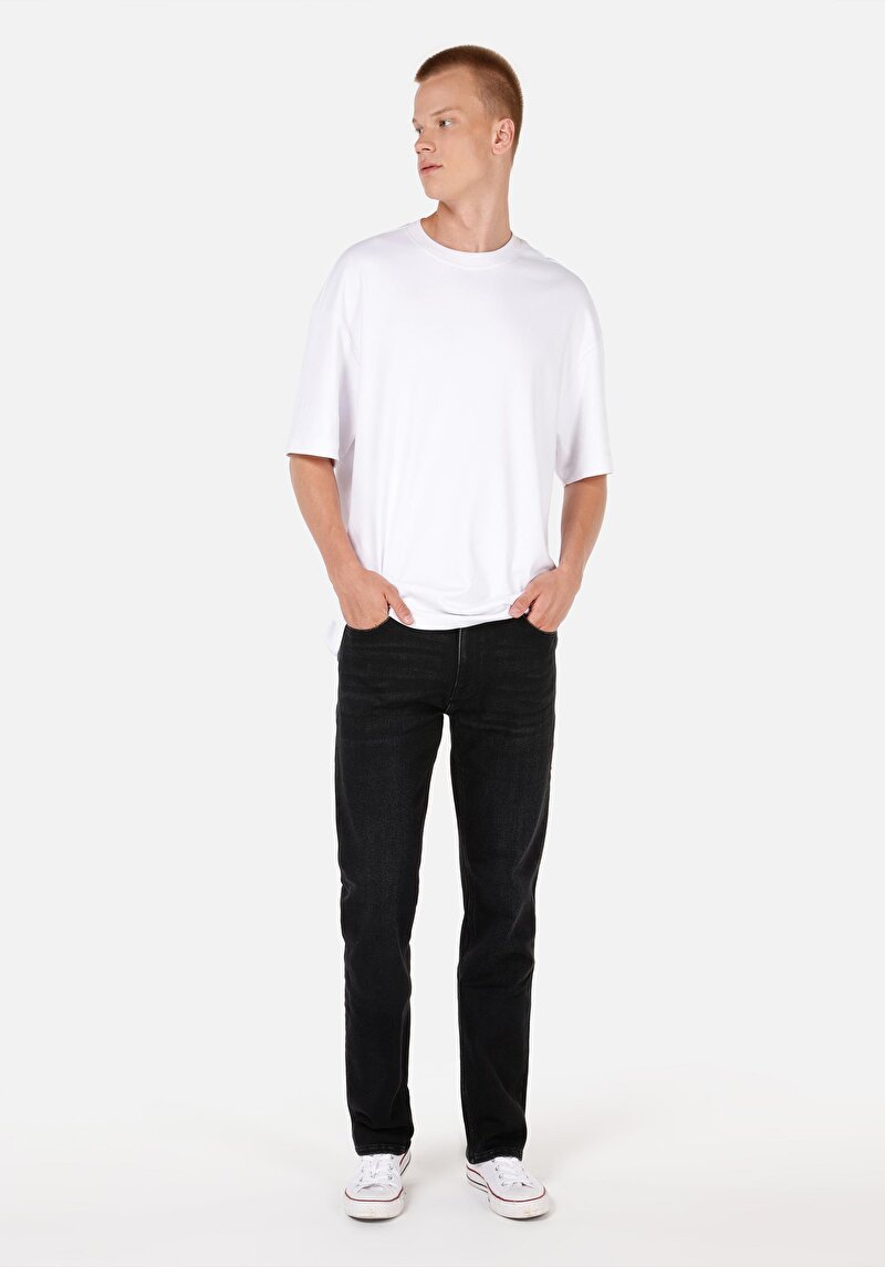 Зображення 045 David Джинси Чоловічі Чорні Класичного Крою Cl1071064