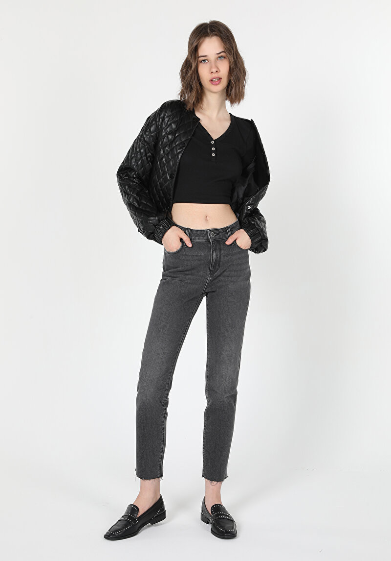 Зображення 703 Carla Джинси Жіночі  Вузького Крою Cl1060384