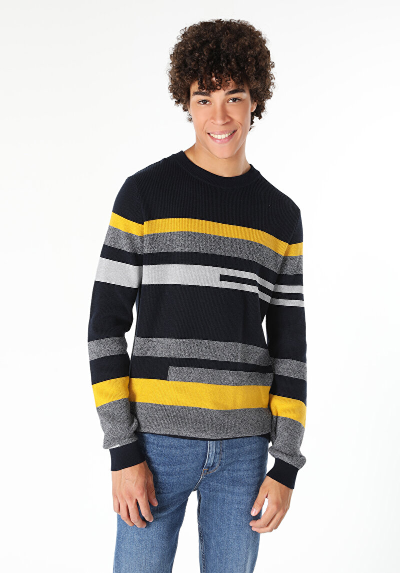 Зображення Светр Чоловічий Синій  Cl1060910