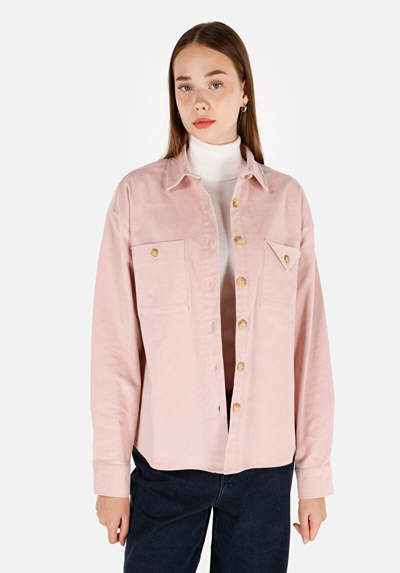 Зображення Сорочка З Довгим Рукавом Жіноча Рожева Cl1071167