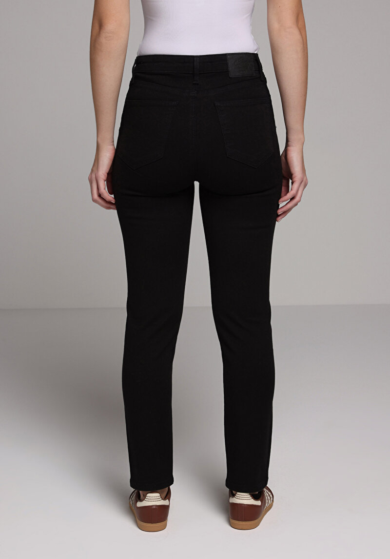 Зображення 703 Carla Джинси Жіночі Чорні Вузького Крою Cl1071317