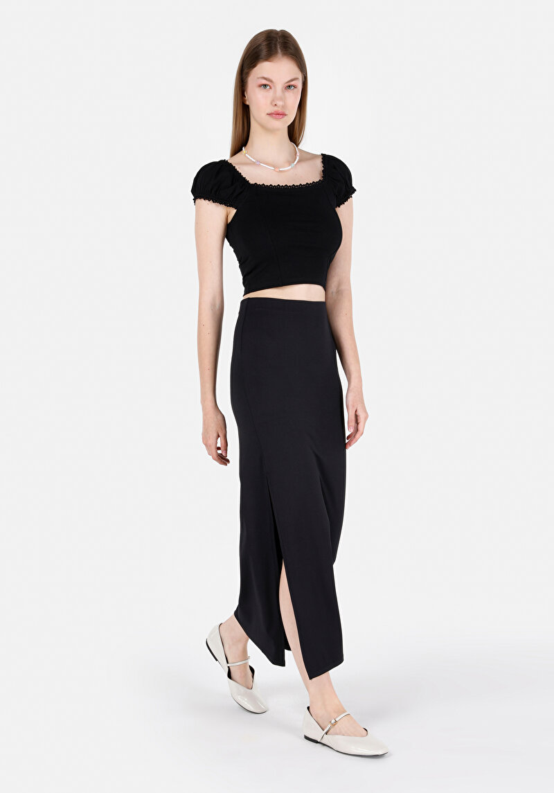 Показати інформацію про Спідниця Жіноча Чорна  Cl1071669