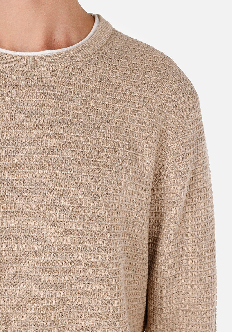 Показати інформацію про Светр Чоловічий Бежевий  Cl1071672