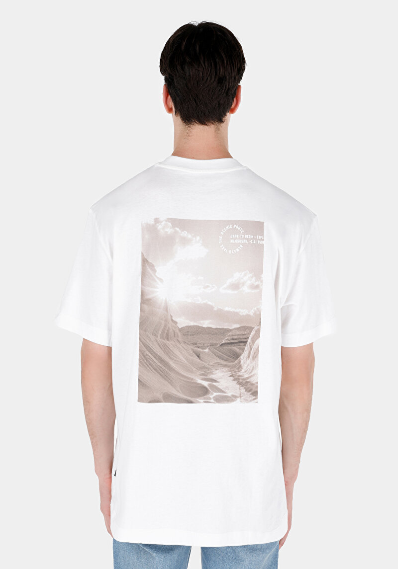 Показати інформацію про Футболка З Коротким Рукавом Чоловіча Біла  Cl1071741