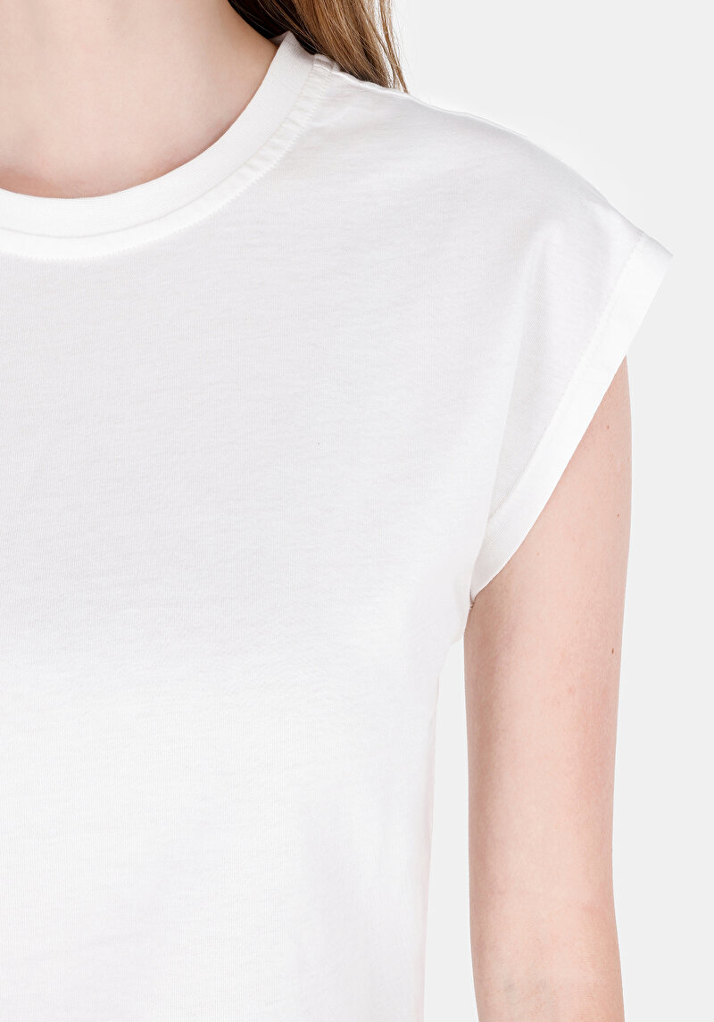 Показати інформацію про Футболка З Коротким Рукавом Жіноча Біла  Cl1071941