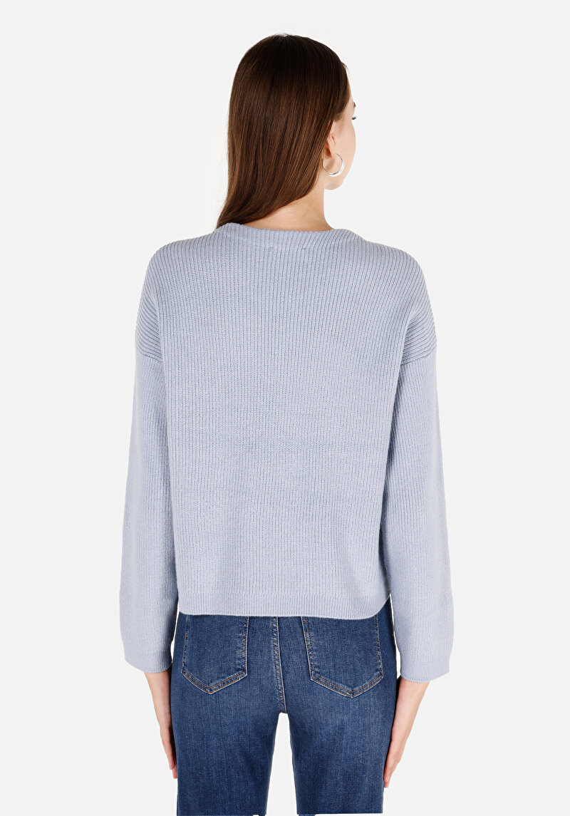 Показати інформацію про Светр Жіночий Блакитний  Cl1072363