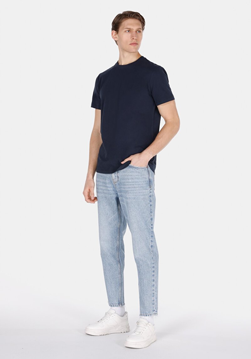 Показати інформацію про Футболка З Коротким Рукавом Чоловіча Синя  Cl1073961