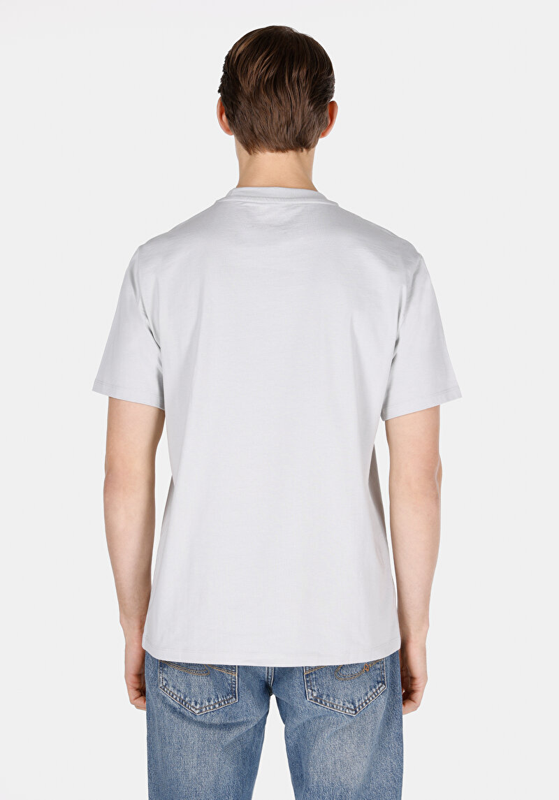 Показати інформацію про Футболка З Коротким Рукавом Чоловіча Сіра  Cl1074403