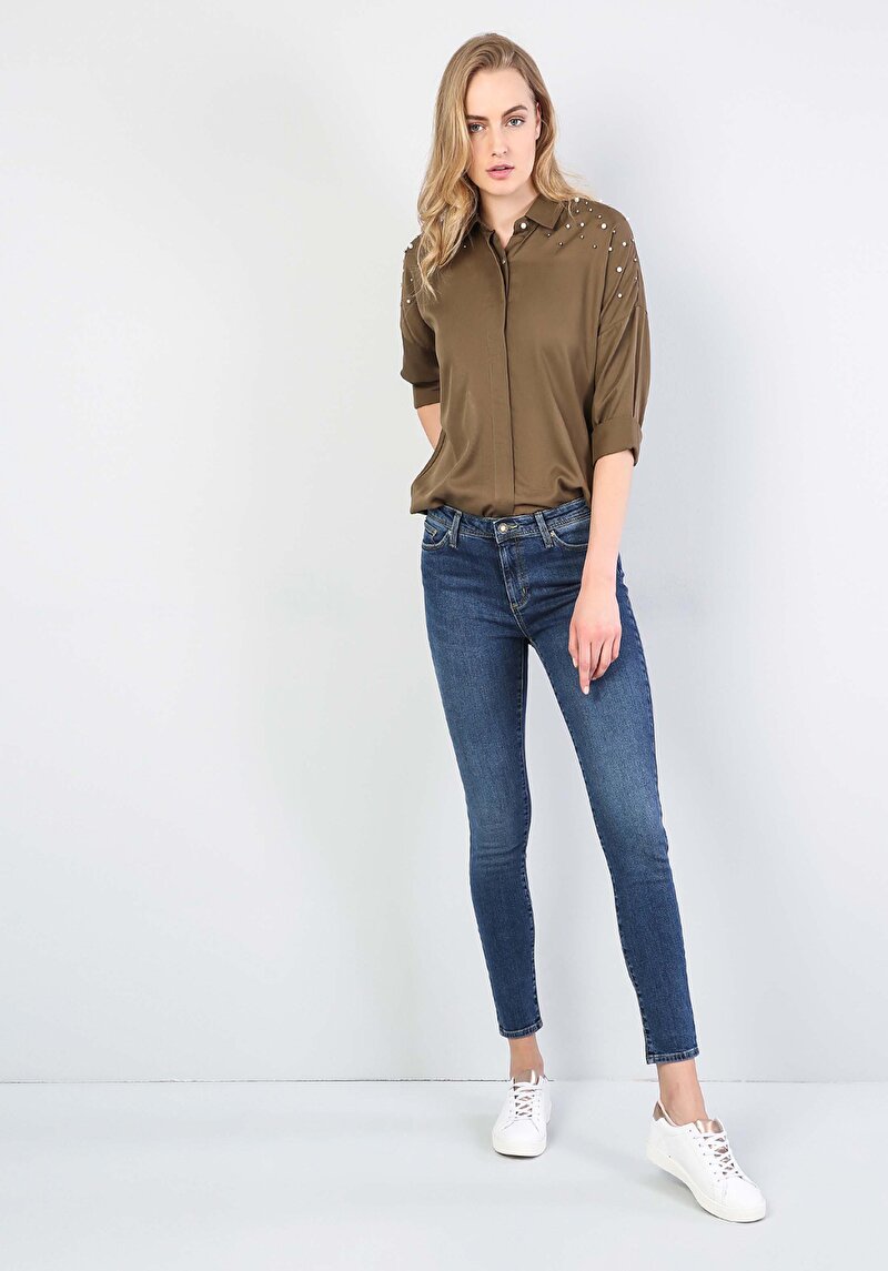 Зображення 759 Lara Джинси Жіночі Блакитні Супер Вузького Крою Cl1031113