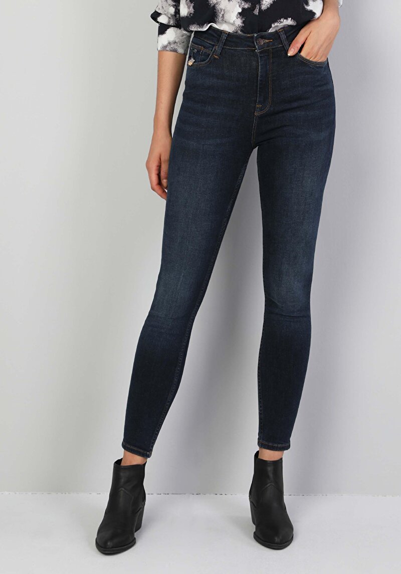 Зображення 760 Diana Джинси Жіночі Блакитні Супер Вузького Крою Cl1046988