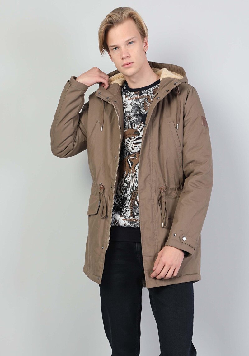 Показати інформацію про Пальто Чоловіче Коричневе  Cl1034844