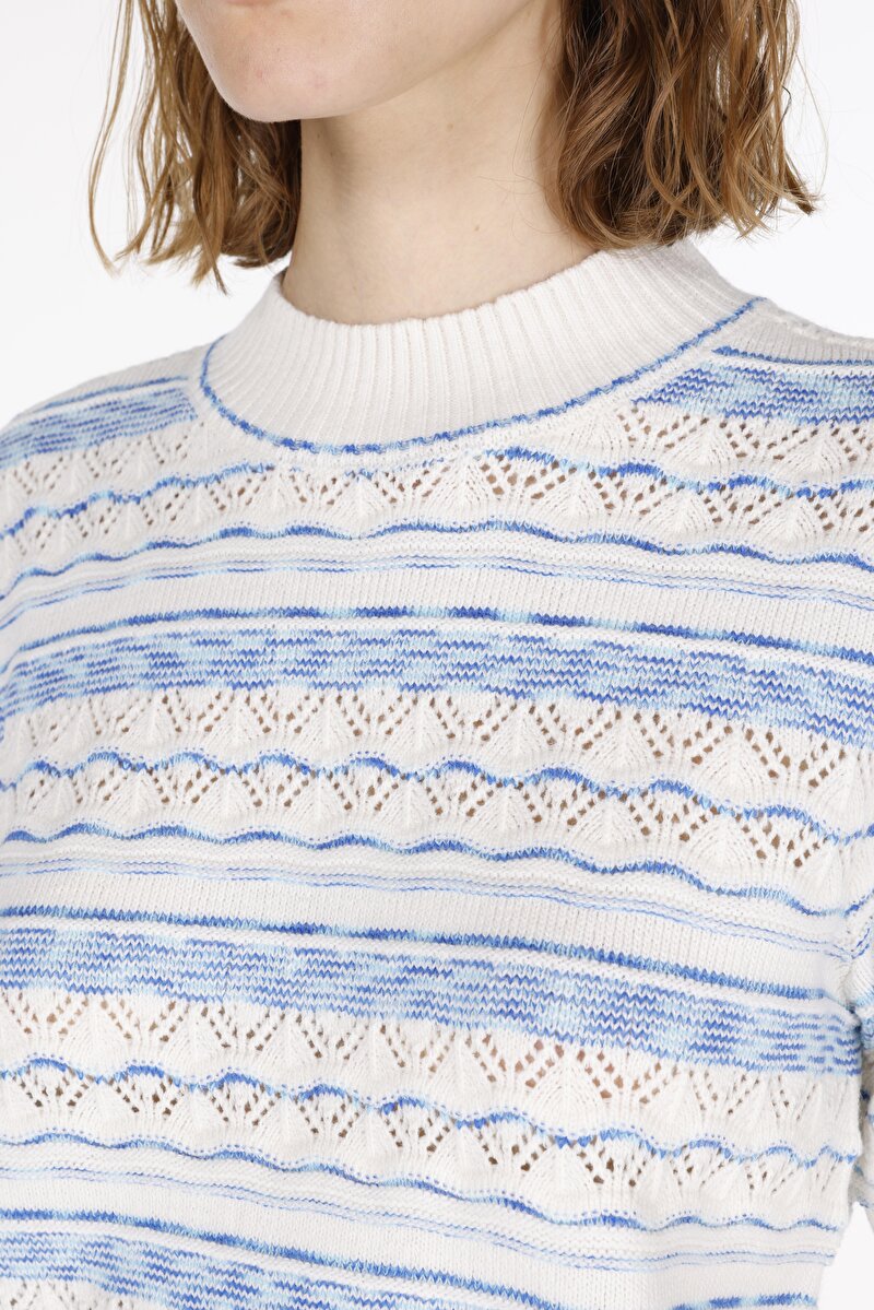 Показати інформацію про Светр Із Коротким Рукавом Жіночий Білий  Cl1073121